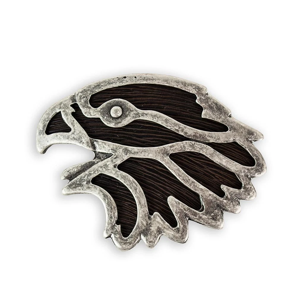 HEBILLA EAGLE HEAD 2542 PLATA MATE 3 HEBILLA EAGLE HEAD 2542 PLATA MATE