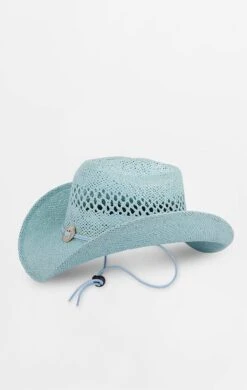 Sombrero Flor Celeste